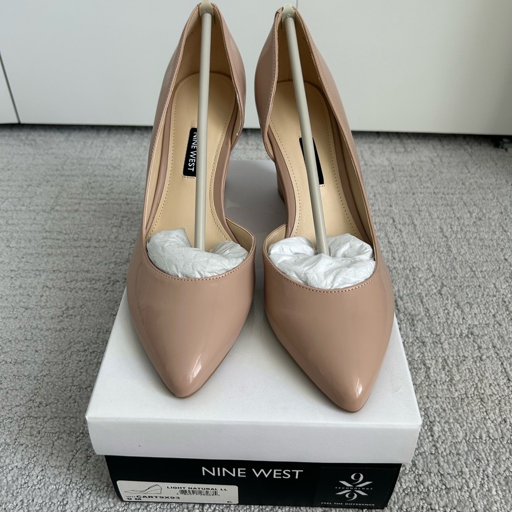 Nine West Dress Wedges Light Natural LL Size 9 Women’s